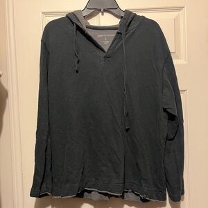 PD&C 100% Cotton Black Hoodie - Size L